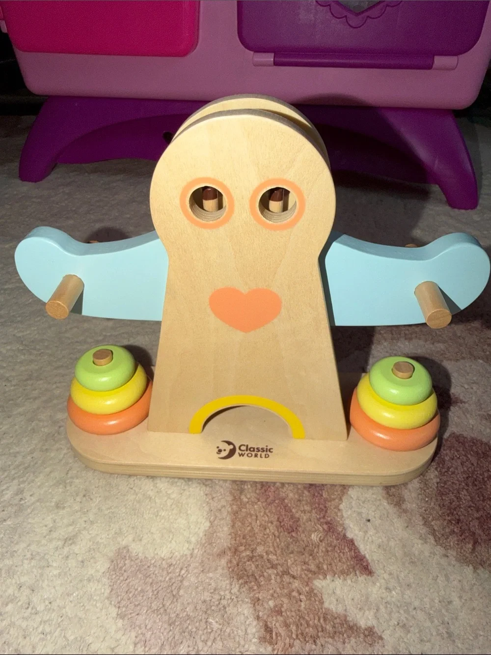 Classic World Hercules Weightlifting and Balancing Wooden Toy